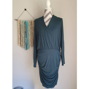 Michael Stars by Everlane Draped V-Neck Dress NWT Size Large